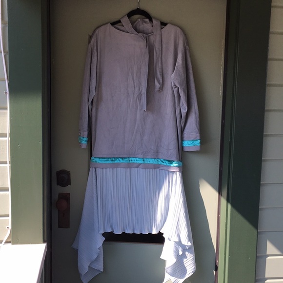 Lee Chung Chung Velvet Multi Layer Dress - Picture 1 of 11